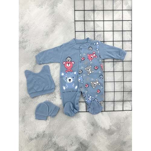 BEYZİ KİDS AYICIKLI TULUM SET