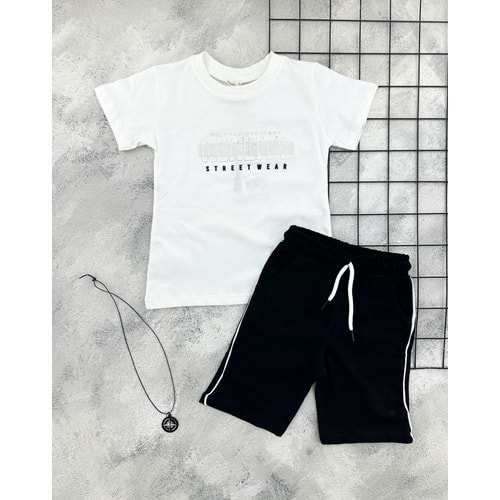 CIVILTI 3544 REALTY BASKILI ŞORT TAKIM