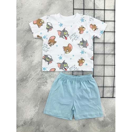 ERN BABY 0102 TOM VE JERRY ŞORT TAKIM