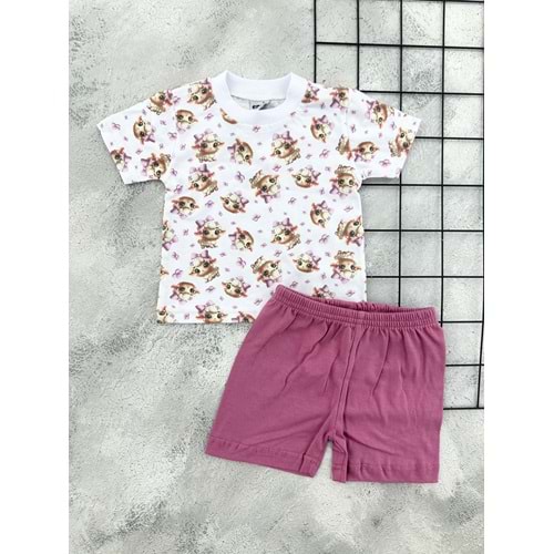 ERN BABY 0119 FİYONK KUZU ŞORT TAKIM