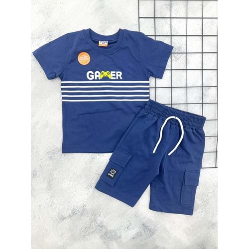 YAVRUCAK 5004 GAMER YAZILI ŞORT TAKIM