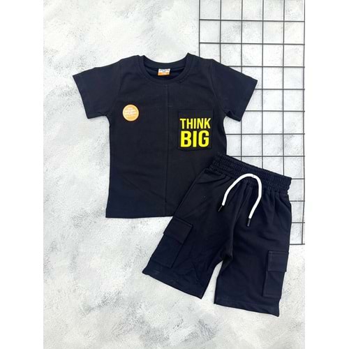 YAVRUCAK 5011 THINK BIG CEP DETAY ŞORT TAKIM