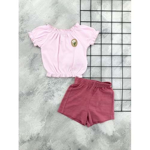 NAZAR 26515 BÜZGÜ YAKA ÇİÇEK NAKIŞLI TAKIM