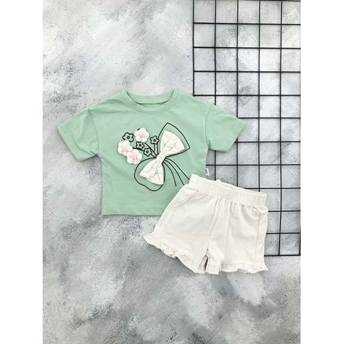 NAZAR 26479 ÖRME ÇİÇEK FİYONKLU TAKIM