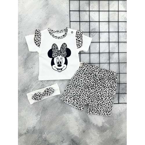 COŞAY 26102 MİNNİE MOUSE ŞORTLU TAKIM