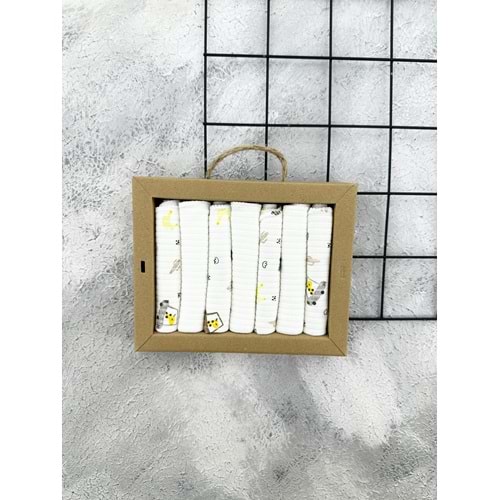 TOYİS 7 Lİ AĞIZ BEZİ -KREM ARABALI