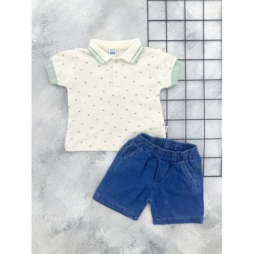 BEBİÇO 26175 LAKOS MİNİK OKLAR ŞORT TAKIM