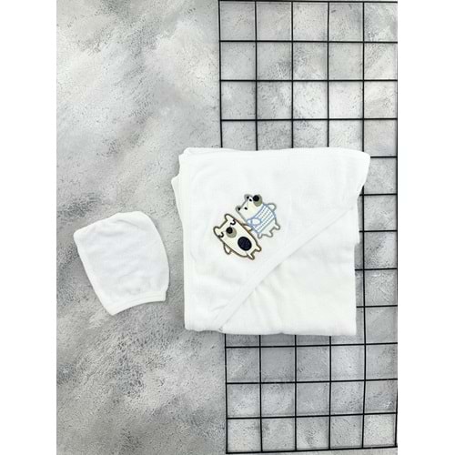 GÜLÜNCE BABY 2 Lİ YÜRÜYEN AYILAR BEBE HAVLU