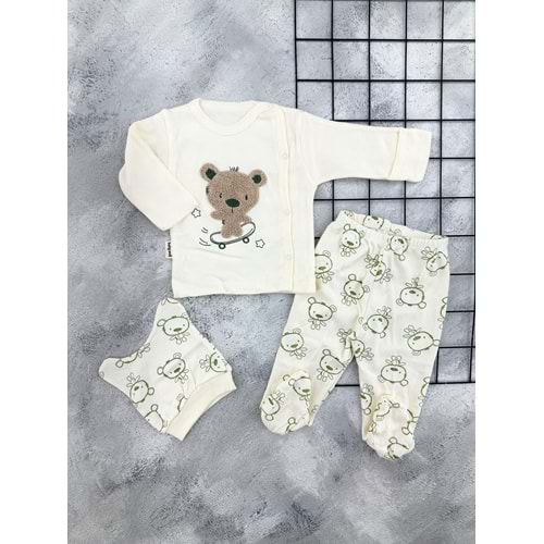 BABYCAN 9424 KAYKAYCI AYI 3 LÜ ZIBIN TAKIM