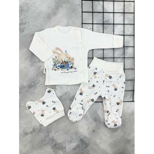 BABYCAN 9464 HAVUÇLU TAVŞAN 3 LÜ ZIBIN TAKIM