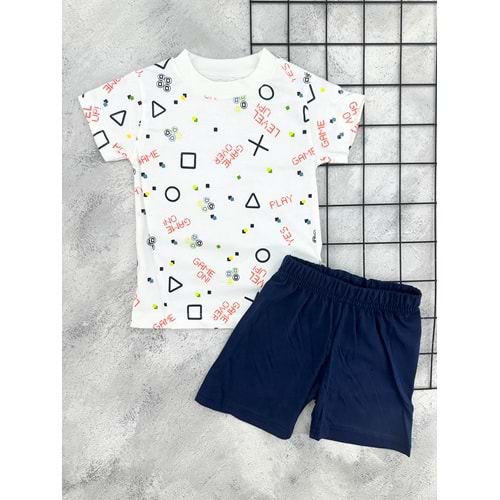BAMBU 61316 GAME OVER XO ŞORT TAKIM