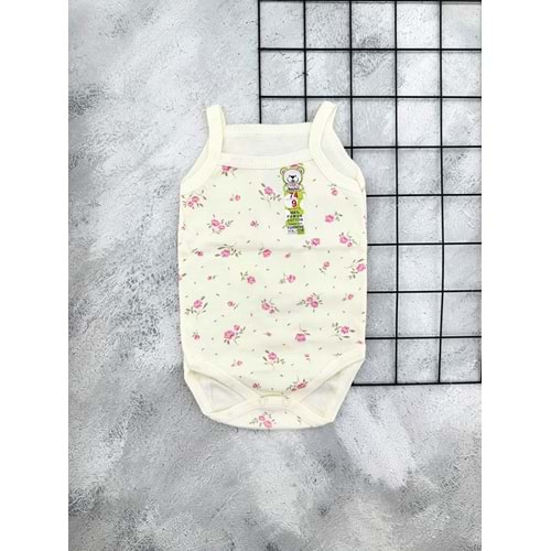 BABYTOO 7357 ÇİÇEK İP ASKILI ÇITÇITLI ATLET