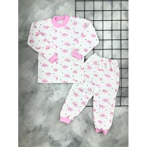 GONCA 838 BULUT DESEN PİJAMA TAKIM