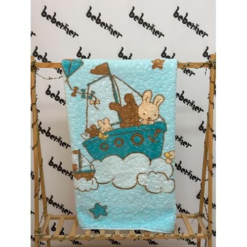 MERİNOS DENİZCİ TAVŞANLAR KABARTMALI BEBEK BATTANİYE - MİND