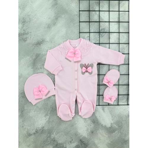 AMORE BABY 2950 TAŞLI PATİKLİ ŞAPKALI TULUM