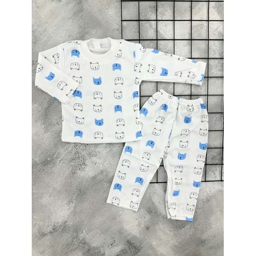 DMR 5047 KEDİ YÜZ PİJAMA TAKIMI