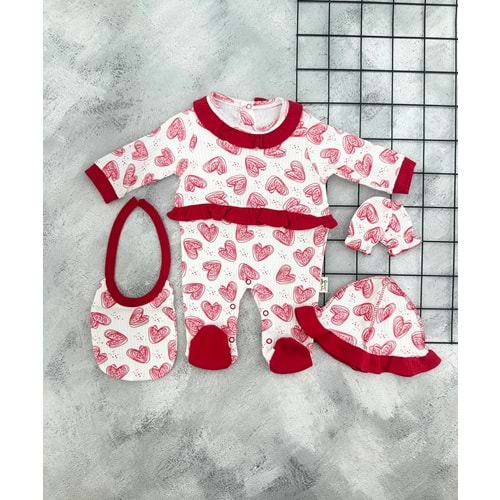COŞAY 252 KALPLİ TULUM SET- 0-3 AY