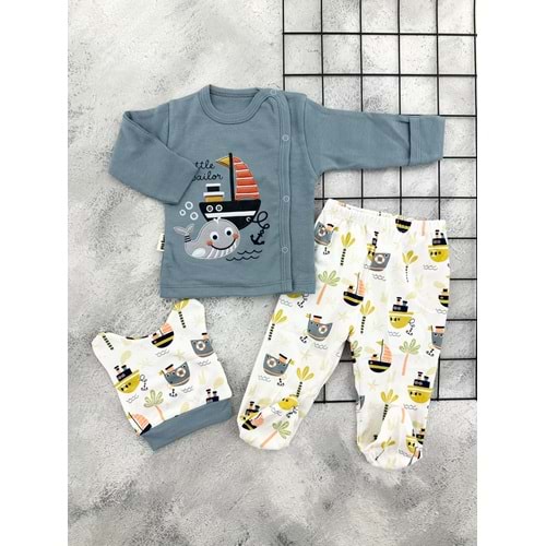 BABYCAN 9470 DENİZCİ 3 LÜ ZIBIN TAKIM