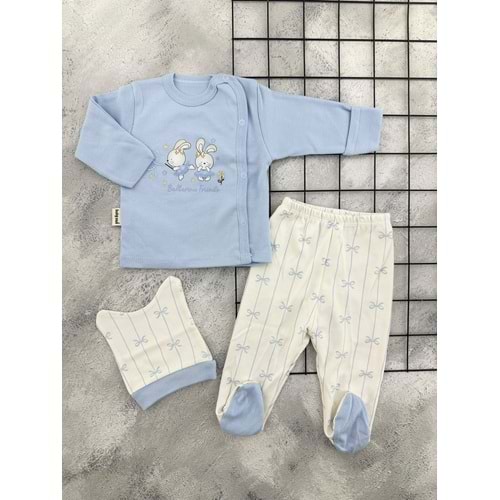 BABYCAN 9475 FİYONKLU BALERİN 3 LÜ ZIBIN TAKIM