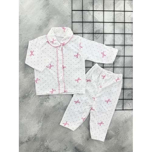 GONCA 054 FİYONKLU PİJAMA TAKIM- PEMBE