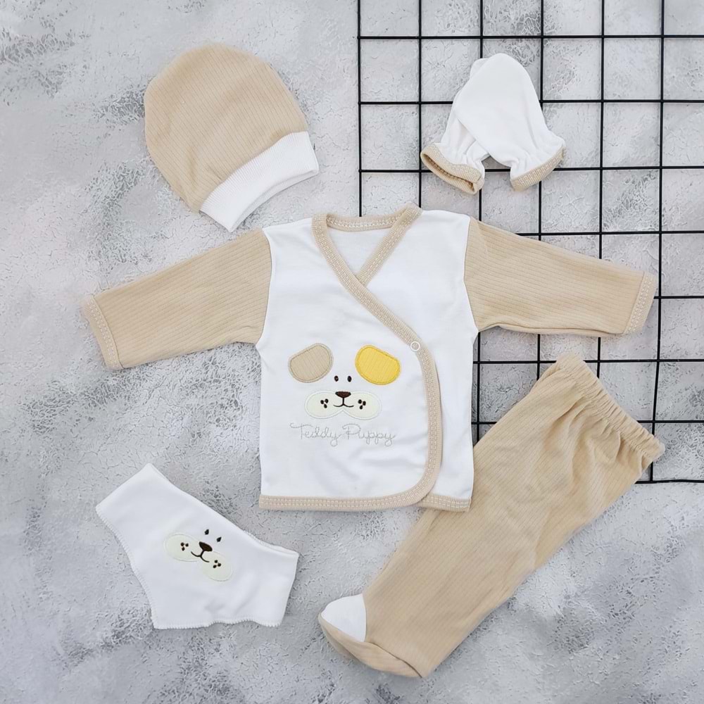 BABY TURP 2504 KÖPEK YÜZ 5 Lİ ZIBIN SET