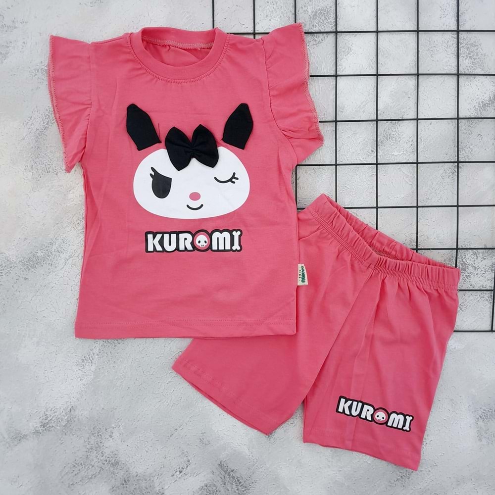 BAMBU 562 KUROMİ FİYONKLU ŞORT TAKIM