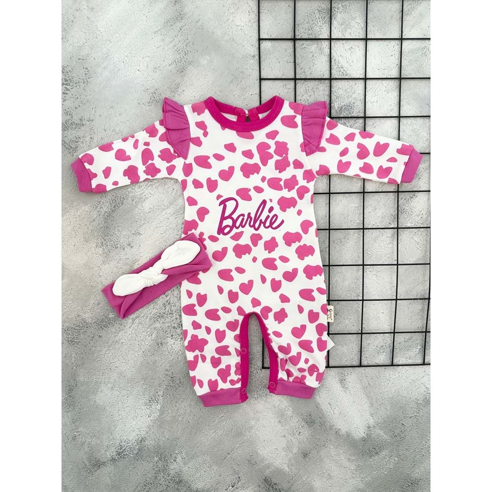 COŞAY 0032 BARBIE BANDANALI TULUM - FUŞYA - 6-9 AY