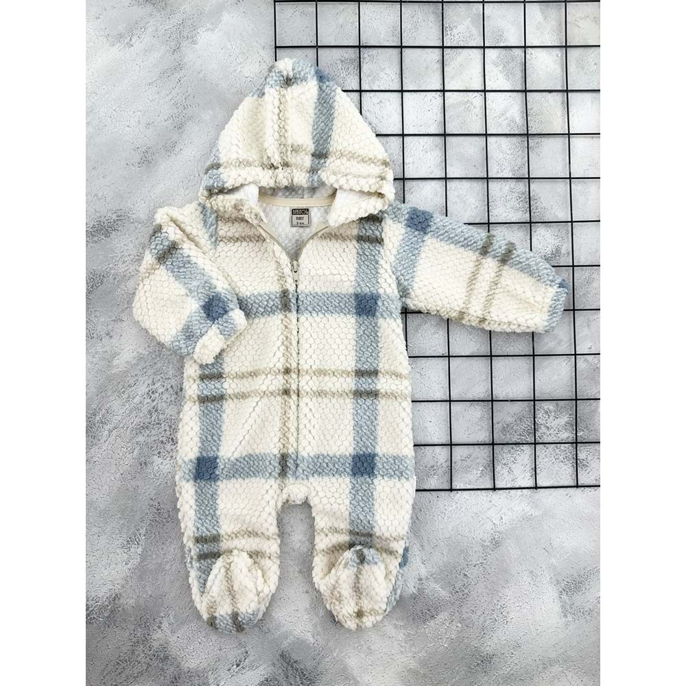 BEBİTOF 70361 EKOSE DESEN VELSOFT TULUM - YEŞİL - 9-12 AY
